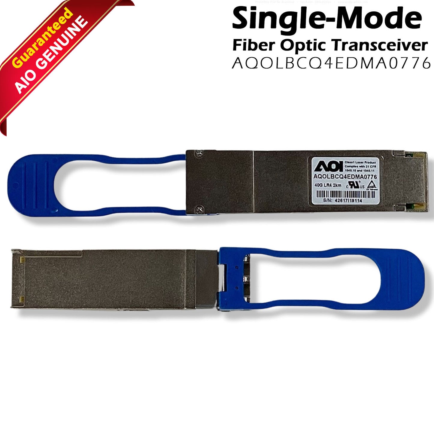 AOI QSFP+ 40G-LR4 Lite 2km 1301nm 4xCWDM Daul LC SMF AQOLBCQ4EDMA0776