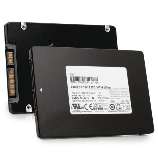 Samsung PM883 3.84TB SATA 6Gb/s 2.5" Enterprise SSD - MZ7LH3T8HMLT