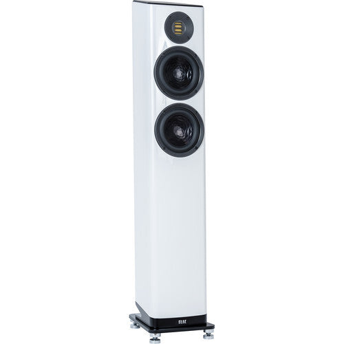 Elac VELA FS 407 Floor-standing Speaker VFS407-GW (High-Gloss White, Each)