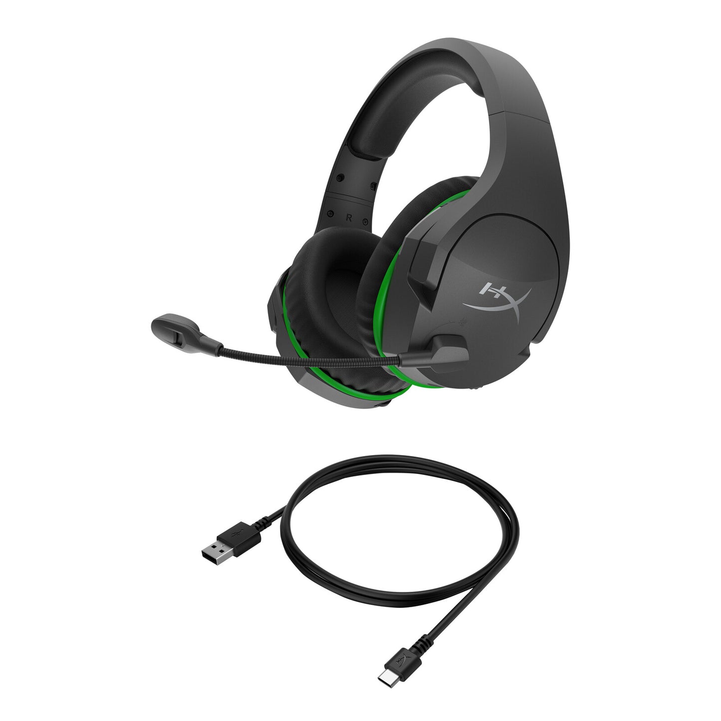 HyperX CloudX Stinger Core - Wireless Gaming Headset (Black-Green) - Xbox