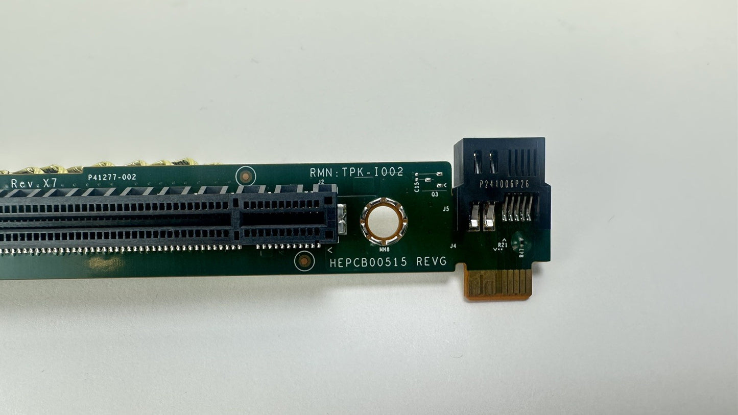 HPE DL345 DL385 Gen11 PCIe 5 x16 Cabled Riser Kit Stacking S7 P60422-001 P50365