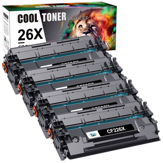 4 PK CF226X Compatible With HP 26X 226X Toner Laserjet M426 M402 M426fdw M426fdn