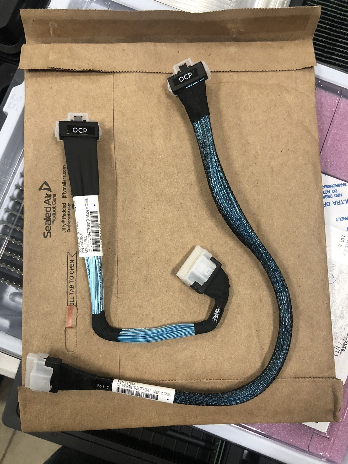 HPE DL365 DL385 Gen10 Plus/V2 OCP Upgrade Cable Kit Expand OCP3 to x16