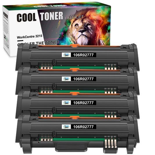 4 Pack 106R02777 Toner Cartridge For Xerox Phaser 3052 3260 WorkCentre 3215 3225