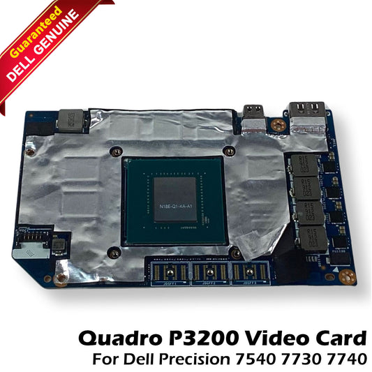 Dell Precision 7540 7730 7740 Nvidia Quadro P3200 6GB GPU 8G6F0 N18E-Q1-KA-A1