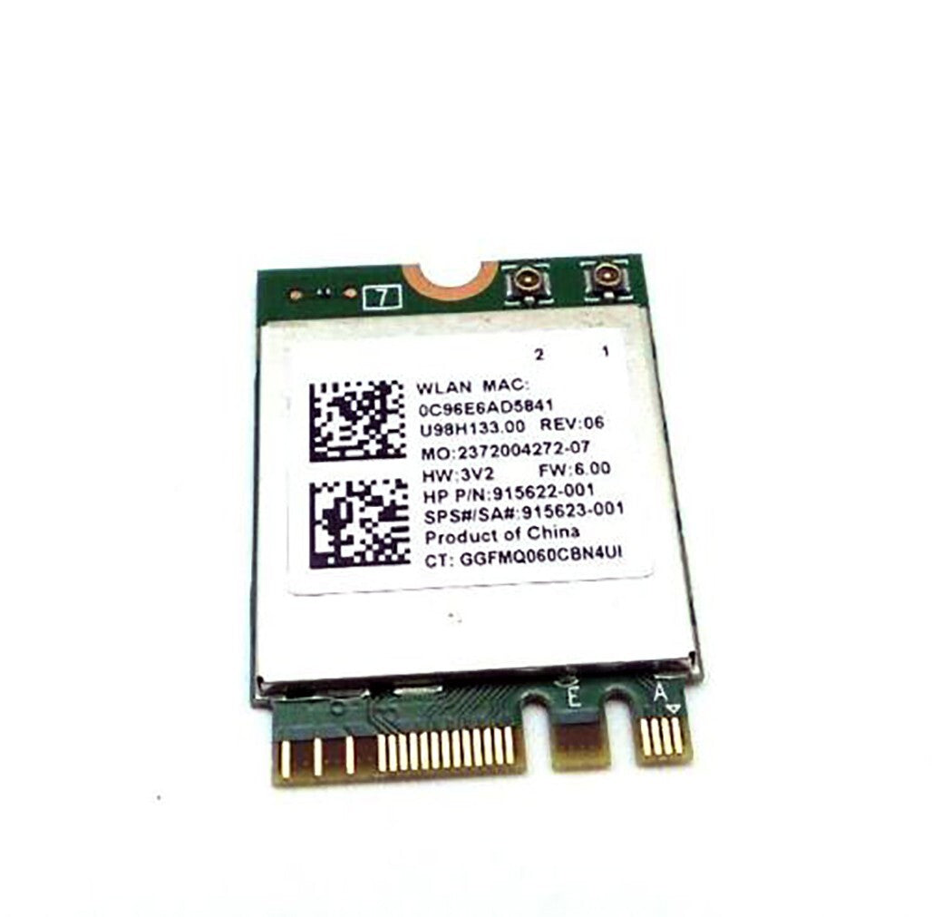Lot of 5 Genuine HP RTL8822BE 915623-001 Bluetooth Wifi Card U98H133 915622-001