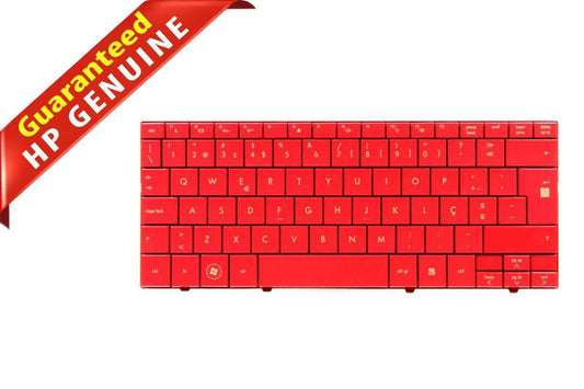 HP Mini 1000 1120NR 1125NR 84 Keys QWERTY Red Laptop Keyboard 508800-131