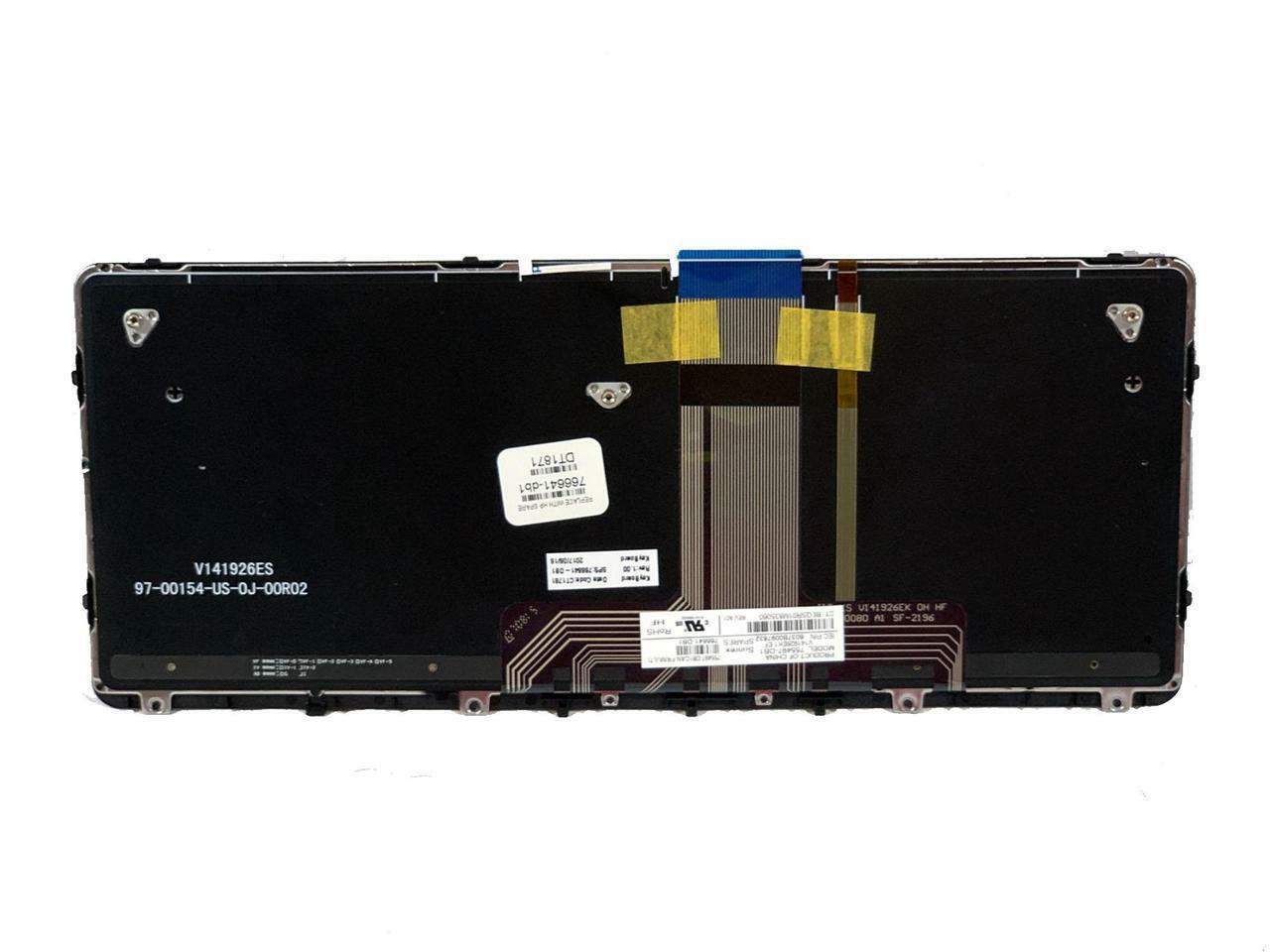 HP PRO X2 612 G1 QWERTY 87 Keys Canadian Keyboard W/Backlit Assembly 766641-DB1