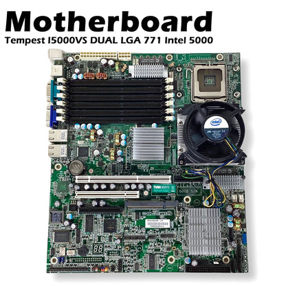 Tyan Tempest i5000VS Dual Xeon LGA771 Server Motherboard With One Fan