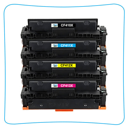 10 Pack 410X CF410X CF411X CF412X CF413X Toner For HP Color LaserJet Pro M452nw