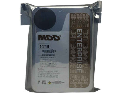MDD 14TB 7200RPM 256MB Cache SATA 6.0Gb/s 3.5" Internal Enterprise Hard Drive