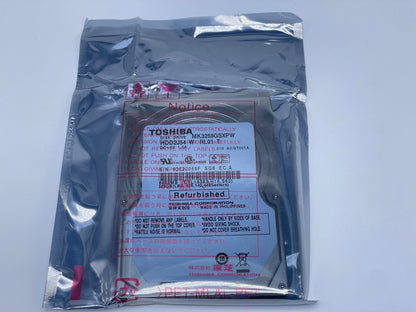 NEW!!! Toshiba 320GB MK3259GSXPW HDD2J54 5400RPM 2.5" HARD DRIVE