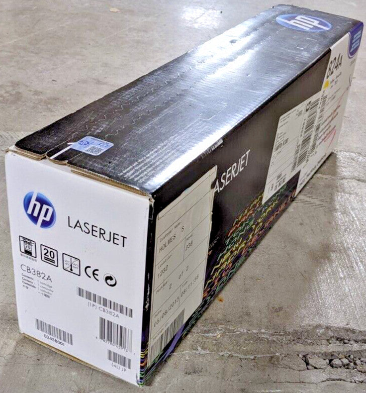 Genuine HP 824A CB382A Yellow High Yield Toner 21K Page CP6015 CM6030 CM6040 NEW