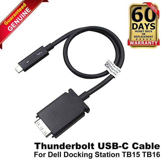 Lot 50 Dell Thunderbolt 3 USB-C Cable for TB15 TB16 Dock K16A K17A 3V37X 5T73G