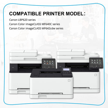 4 For Canon Cannon 054 Toner Cartridges Set Color Image Class LBP622cdw MF642cdw