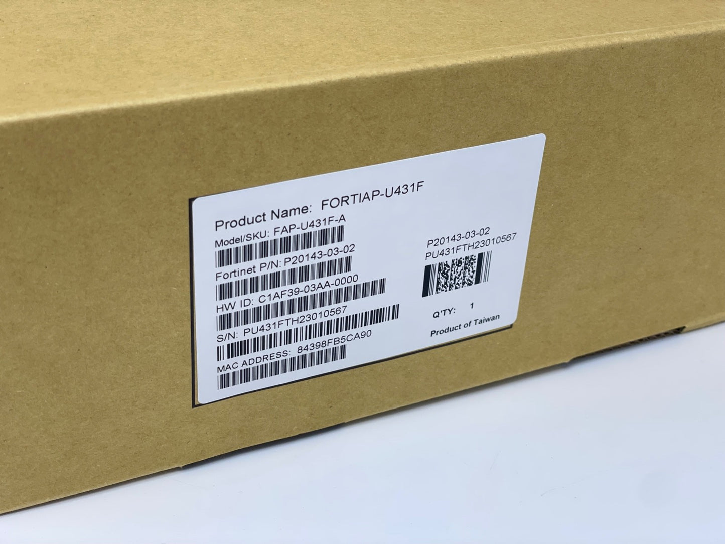 NEW! Fortinet FortiAP U431F 802.11ax 3500Mbps FAP-U431F-A Wireless Access Point