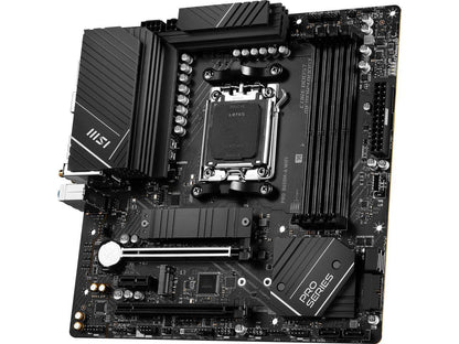 MSI PRO B650M-A WIFI AM5 AMD B650 SATA 6Gb/s DDR5 Ryzen 7000 Micro ATX Motherboa