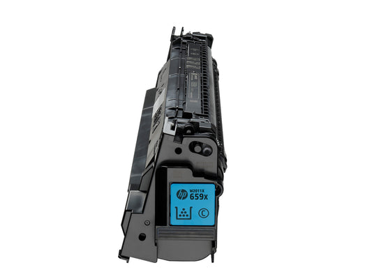 HP 659X High Yield Cyan Original LaserJet Toner Cartridge, ~29,000 pages, W2011X