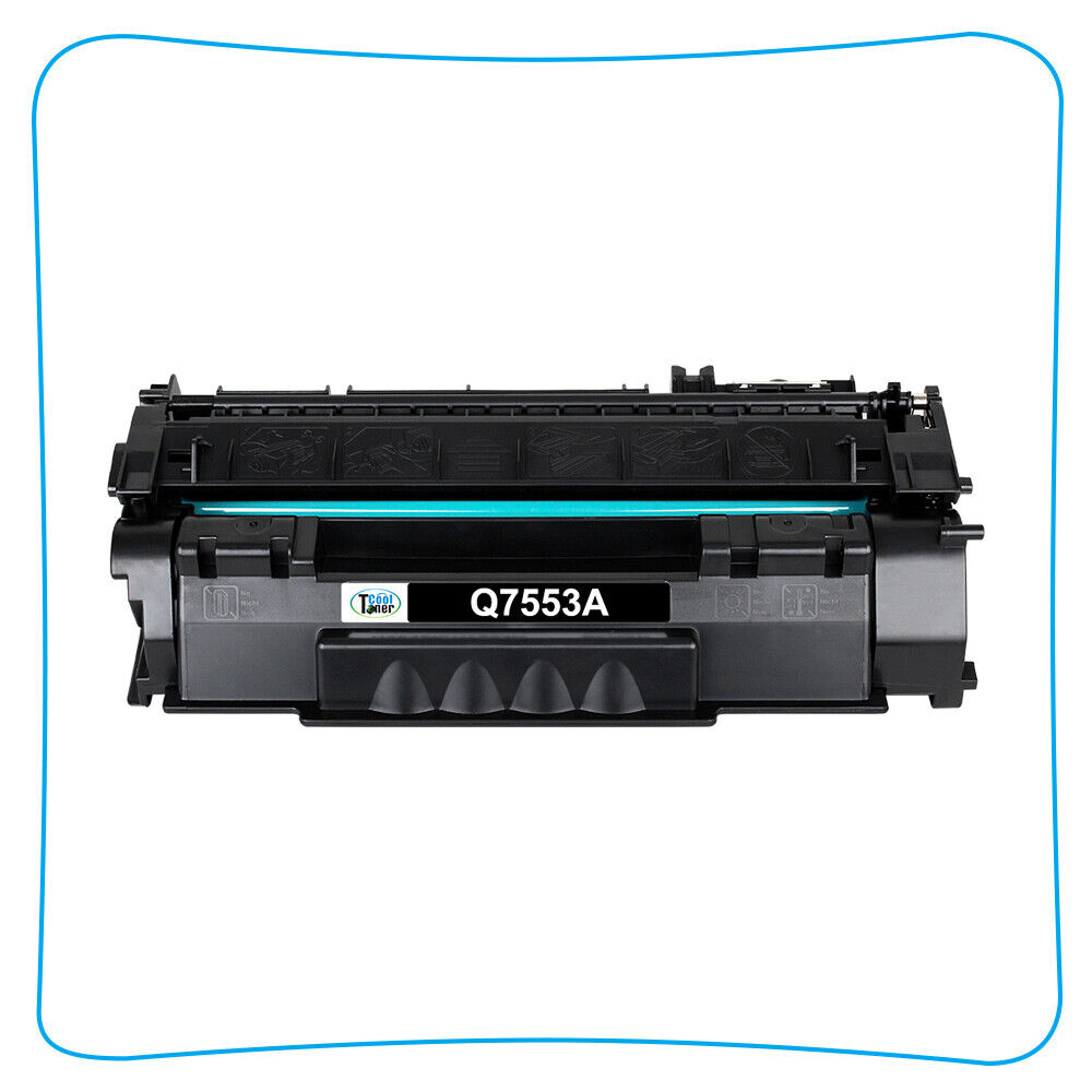 10 Pack Q7553A Black Toner Cartridge For HP LaserJet M2727nfs MFP P2014D P2014N