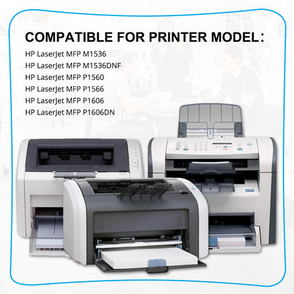 6PK BK Q2612A 12A Toner Cartridge Fit for HP LaserJet 1012 1018 1020 1022nw 3015
