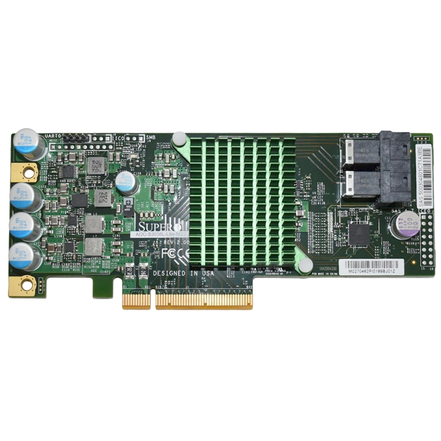 Supermicro AOC-S3008L-L8E 12Gb/s 8-Port SAS HBA PCIe3.0 Internal Adapter (NOT FOR HOME PC)