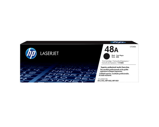 HP 48A Black Original LaserJet Toner Cartridge, ~1,000 pages, CF248A