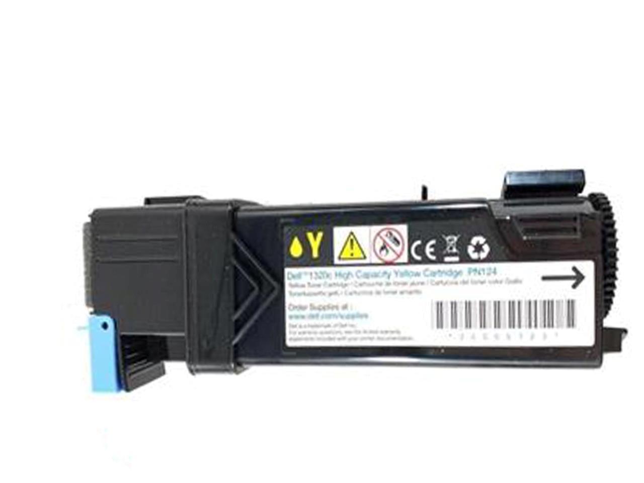 Genuine Dell PN124 Yellow Toner Cartridge 1320c Color Laser Printer Yield 2000