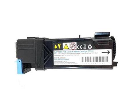 Genuine Dell PN124 Yellow Toner Cartridge 1320c Color Laser Printer Yield 2000