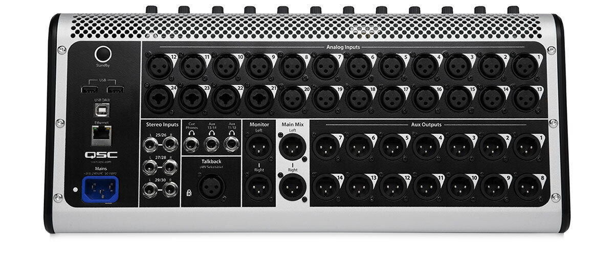 QSC TOUCHMIX-30 PRO-TD 32-Channel Compact Digital Mixer with Touchscreen