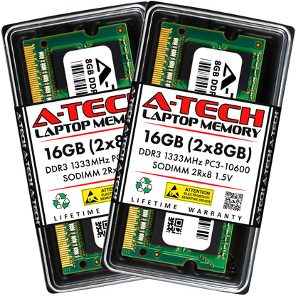 16GB 2x8GB PC3-10600S Lenovo ThinkPad W701 X240 X250 T420I 4177-Xxx Memory RAM