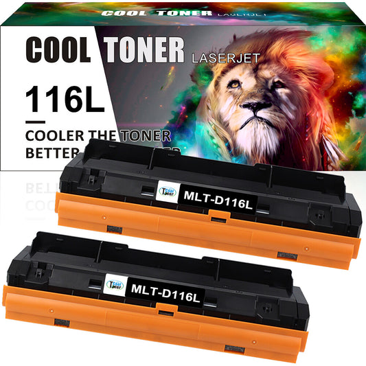 2PK Toner Compatible for Samsung MLT-D116L Xpress M2835DW M2885FW M2625D M2875FD