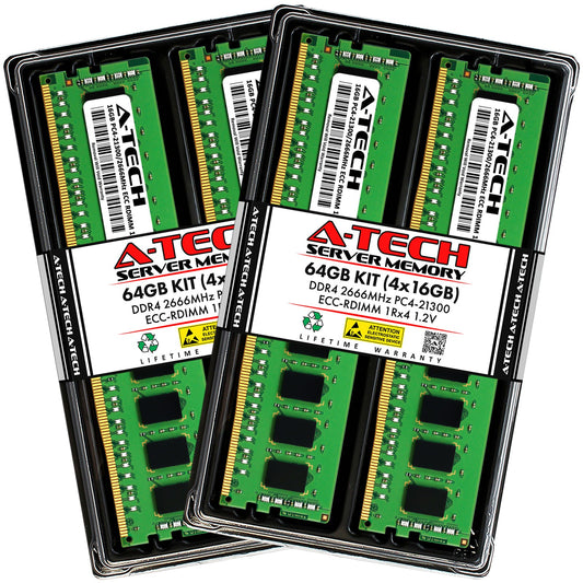 64GB 4x 16GB PC4-2666 RDIMM Lenovo ThinkServer RD550 (E5-2600 v3) Memory RAM