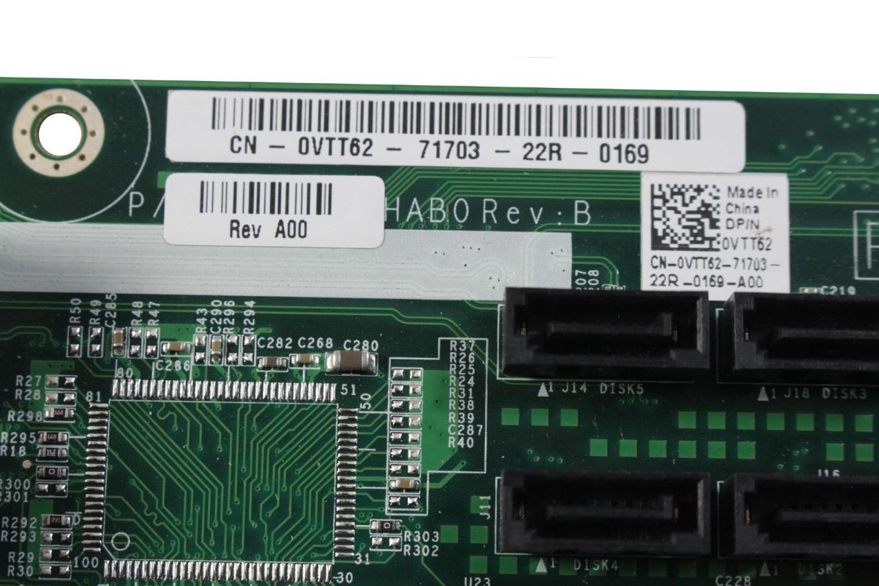 New Dell PowerEdge C1100 10x SATA BackPlane Board 0VTT62, CN-0VTT62 VTT62