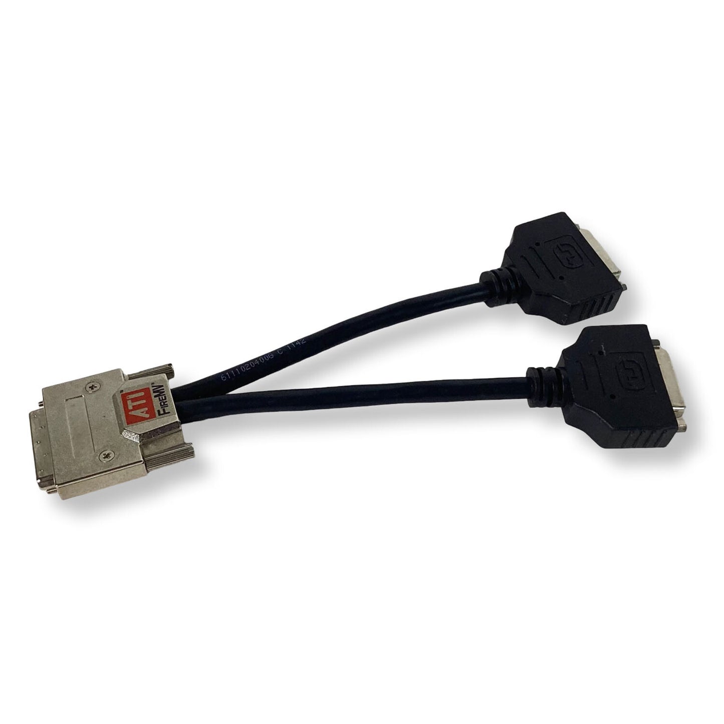 Lot of 10 AMD (ATI SAPPHIRE) Dual DVI-I AV Splitter Cable 1:2 VHDCI 6111020400G