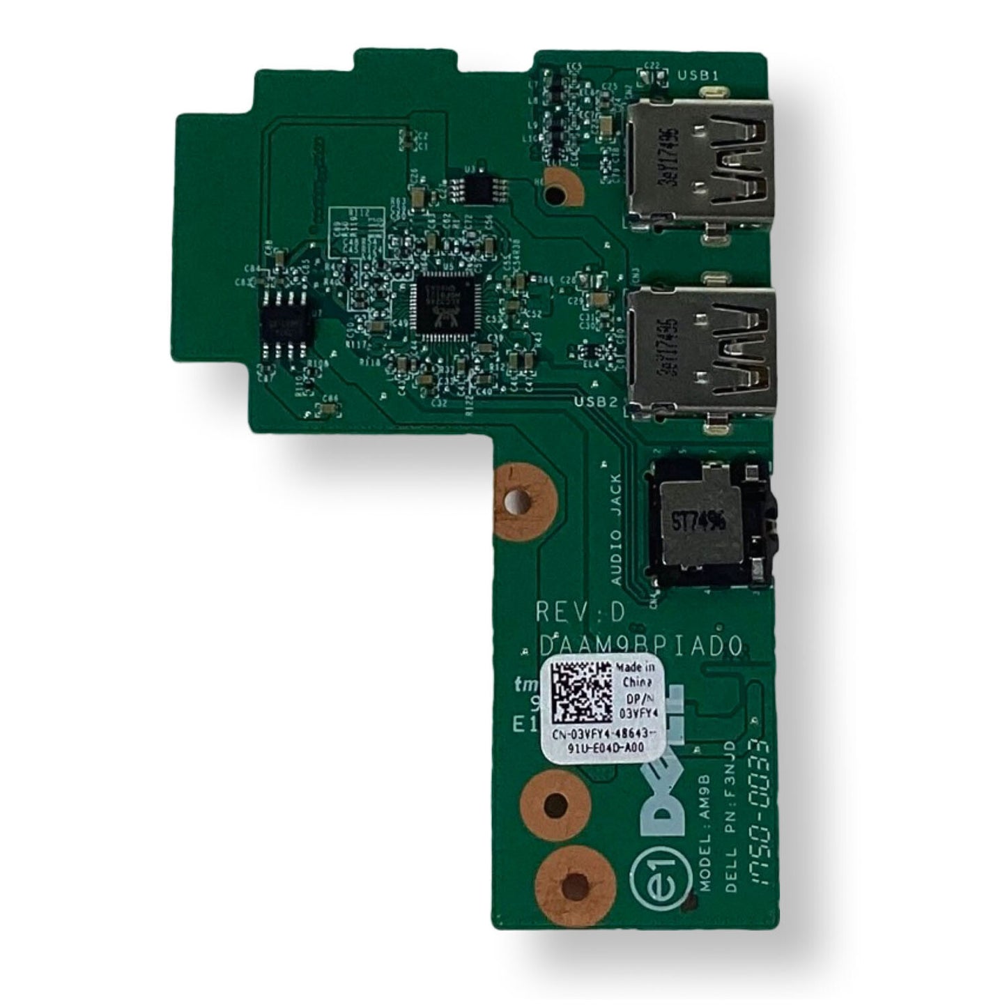 Genuine Dell Inspiron 15 5577 USB Audio Port IO Circuit Board 3VFY4 03VFY4 088NC