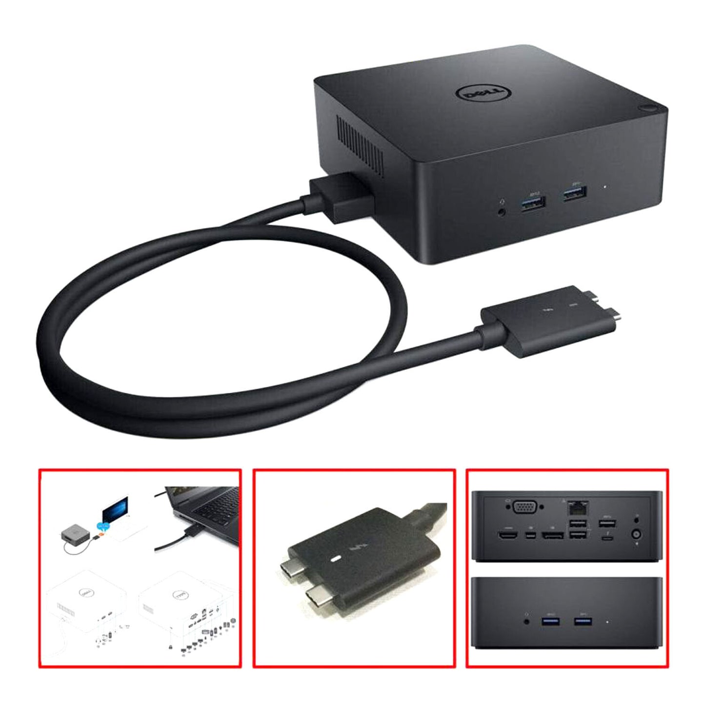 Genuine Dell Precision 7730 7530 USB-C Thunderbolt Docking Station TB18DC