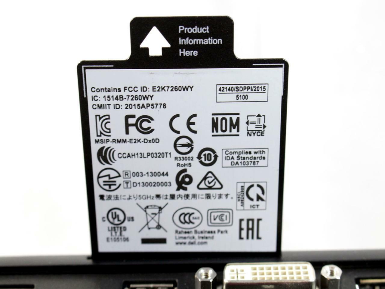 Dell Wyse Dx0D - 5010 Thin Client AMD G-T48E 1.40 GHz 4 GB 8 GB SSD P77FP