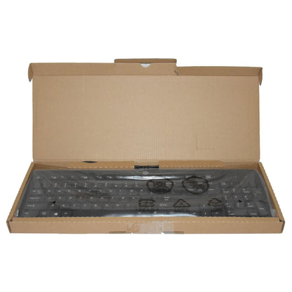 Lot 2 HP Business Slim USB Keyboard Black SK2120 KU1469 Wired QWERTY 803181-001