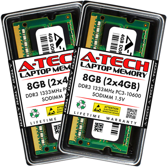 8GB 2x4GB PC3-10600S Toshiba Satellite C655D-S5230 C655D-S5518 Memory RAM