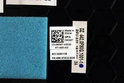 Dell Inspiron 14 5482 5491 Palmrest French US Backlit Keyboard 41KVJ MD93T