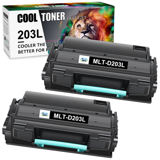 2x MLT-D203L Toner Cartridge For Samsung 203L ProXpress SL-M3320ND M3820 M3370FD