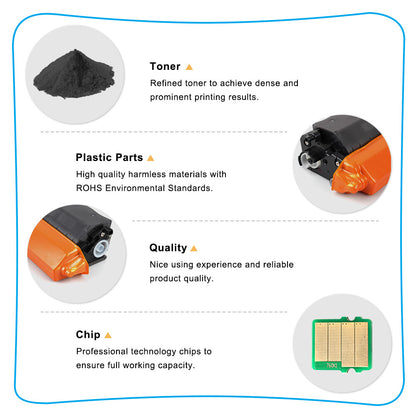 10-pack TN336 Toner Color Set CKMY For Brother HL-L8250CDN L8350CDW MFC-L8850CDW