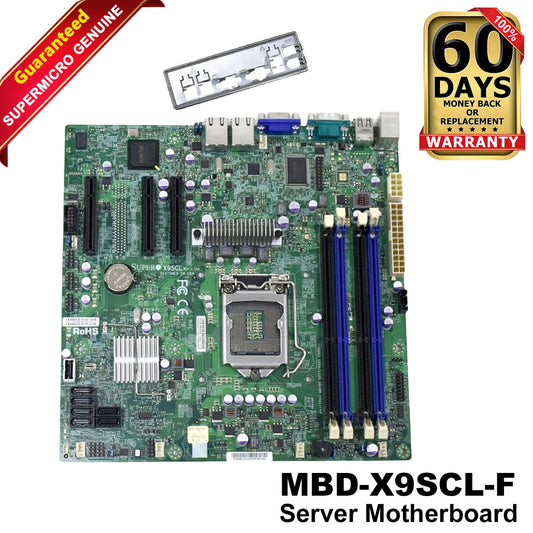Genuine SUPERMICRO X9SCL 32GB LGA 1155 Intel C202 E3 DDR3 Motherboard