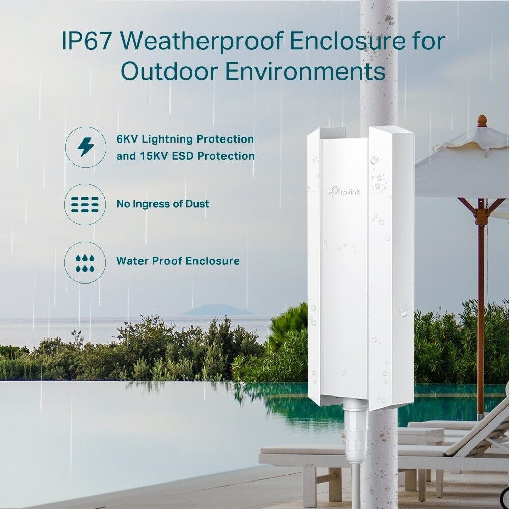TP-Link EAP650-Outdoor | AX3000 Wireless Indoor / Outdoor Wi-Fi 6 Access Point