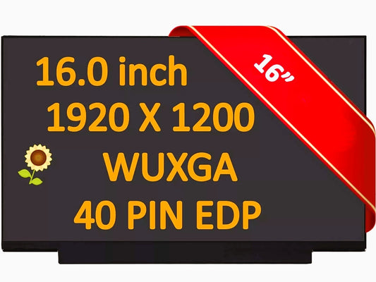 16" 165HZ LCD Screen N160JME-GQ1 REV.B1 DELL PN 3XR4D 03XR4D 1920x1200 NON-TOUCH