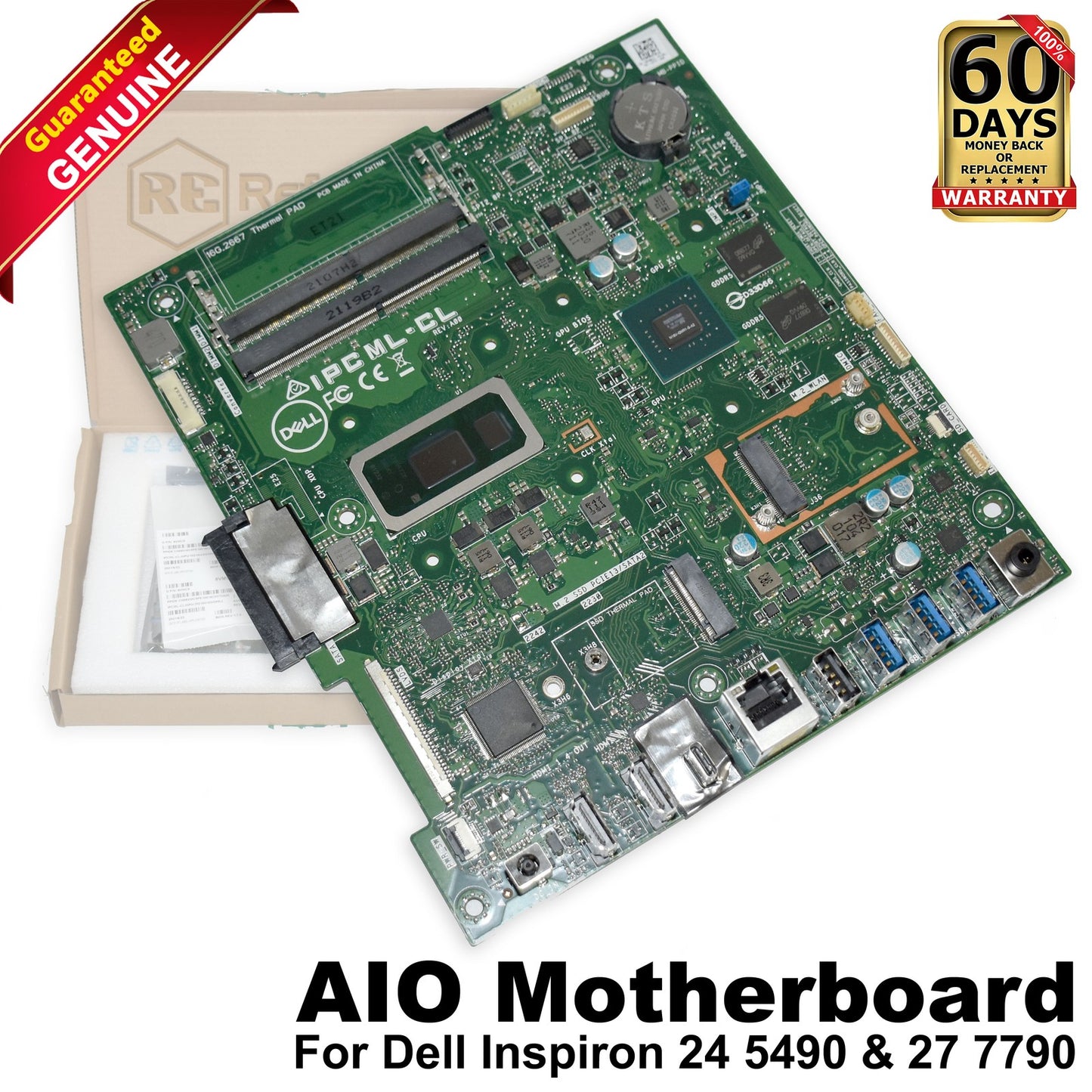 Dell Inspiron 24 5490 7790 AIO Motherboard i5-10210U Nvidia 2GB IPCML-CL 8VMC5