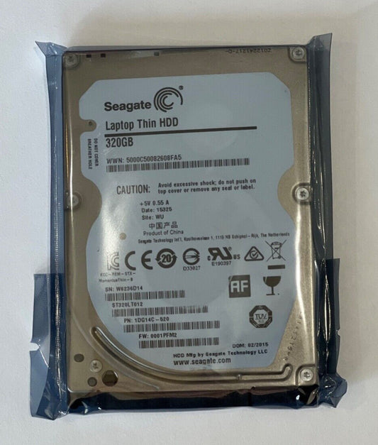 SEAGATE 320GB ST320LT012 5400RPM 16MB CACHE SATA 2.5" LAPTOP HARD DRIVE F2-1 (3)