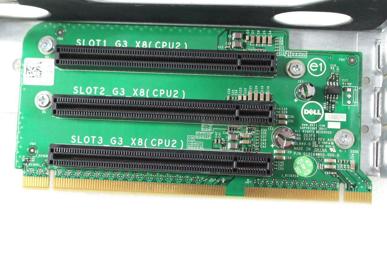 New OEM Dell Poweredge R720,SC8000 G3 PCI-E Riser Card 1 In Cage DD3F6,PM9KM