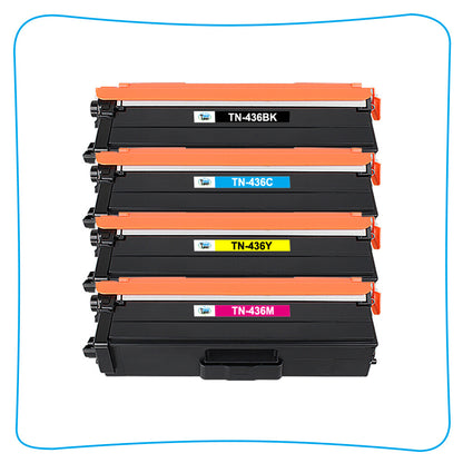 8PK Color Toner Compatible With Brother TN436 MFC-L9570CDW L8610CDW HL-L8260CDW