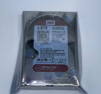 WD Red PRO WD4001FFSX 4 TB 7200 RPM SATA 3.5" 64 MB Cache NAS Hard Drive